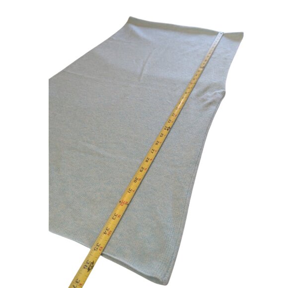 100% Cashmere Claudia Nichole Poncho Quiet Luxury Tiffany Blue Coastal Chic Wrap - Picture 9 of 13